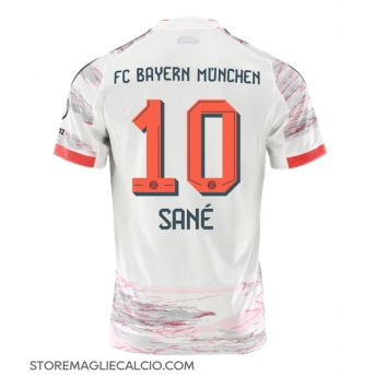 Bayern Munich Leroy Sane #10 Maglia Gara Trasferta Repliche 2025-26 Maniche Corte